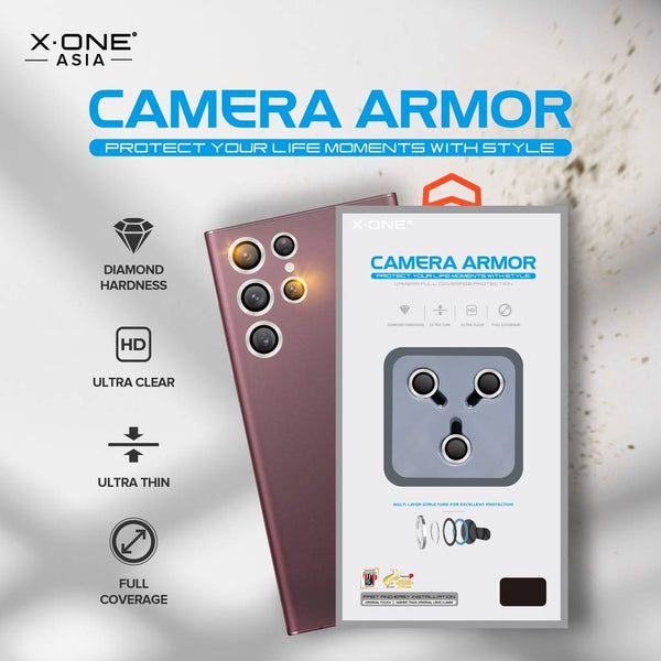 X.One Camera Armor Lens Protector for Samsung Galaxy S25 Plus Ultra / S24 Plus Ultra / S23 Plus Ultra / S22 Ultra