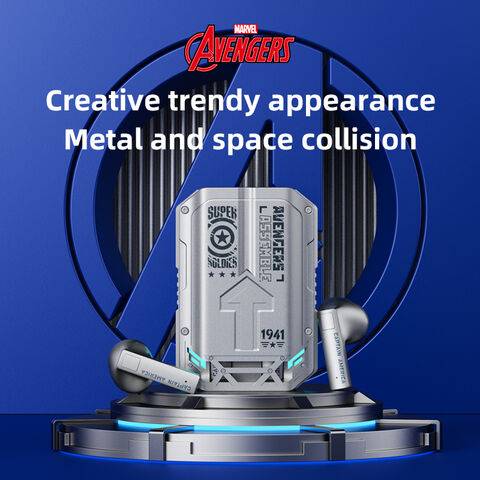 Marvel Avengers QS-19 Wireless Bluetooth Gaming Earphone Handsfree ( Captain America / Iron Man )