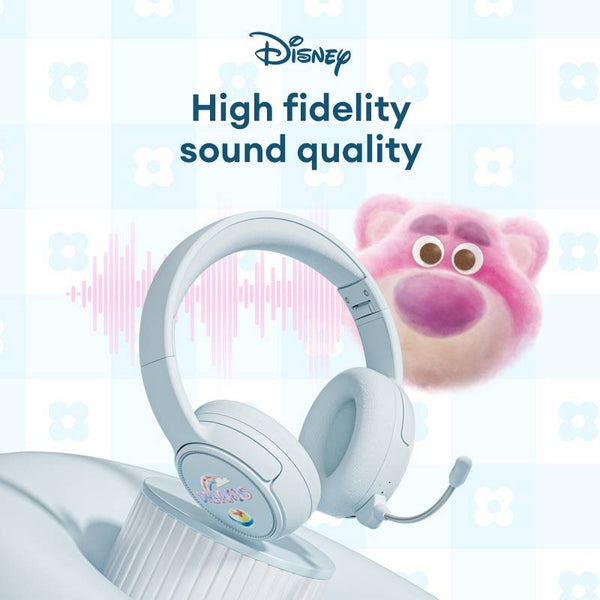 Disney QS-H5 Wireless Bluetooth Gaming Sport Noice HIFI Music with Mic Headset ( Princess / Lotso )