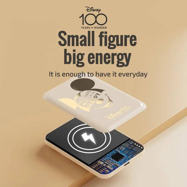 Disney QS-C02 Powerbank Magnetic Wireless 5000mAh Fast Charge