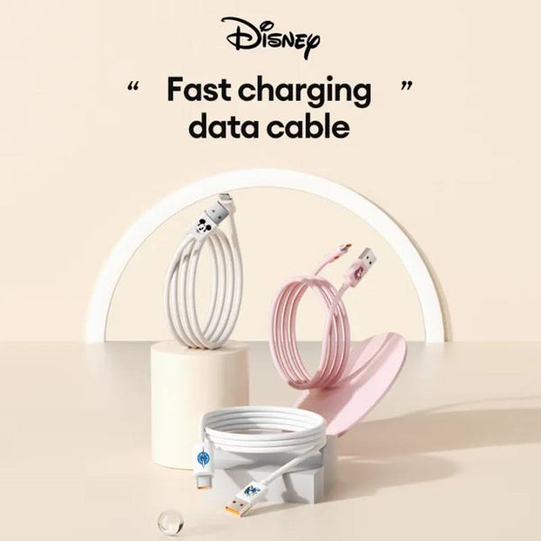 Disney QS-S01 USB Data Cable ( Ligtning / Type-C ) ( Lotso / Mickey Mouse / Buzz Lightyear )